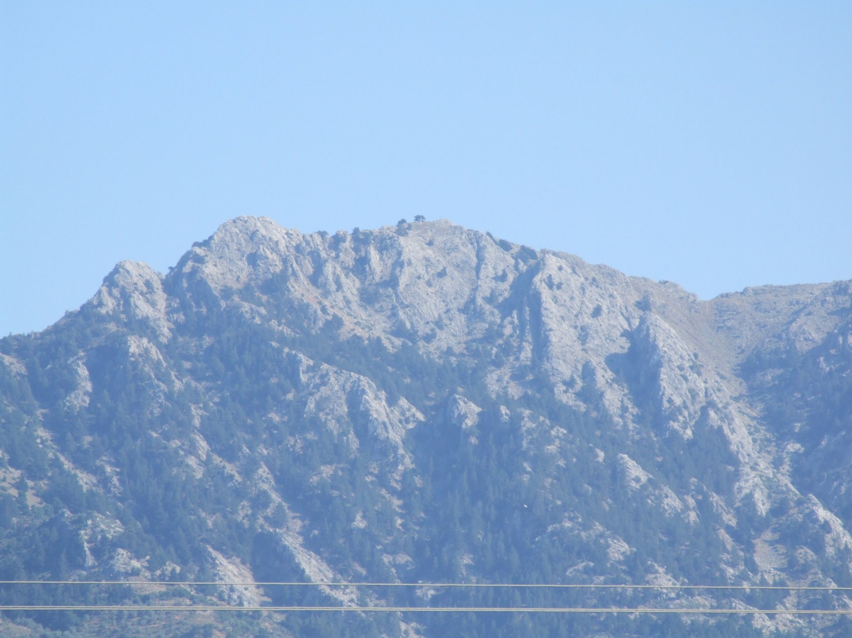 Najwyższe wzniesienie Kos, góra Dikeos