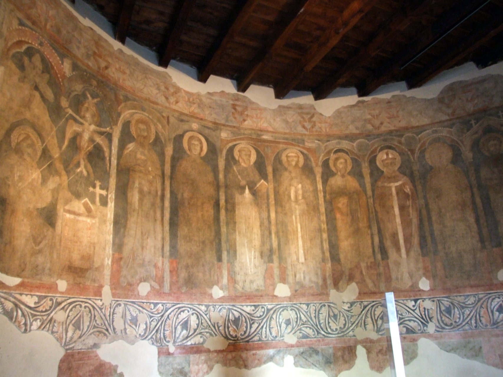 Freski w podziemiach San Maurizio