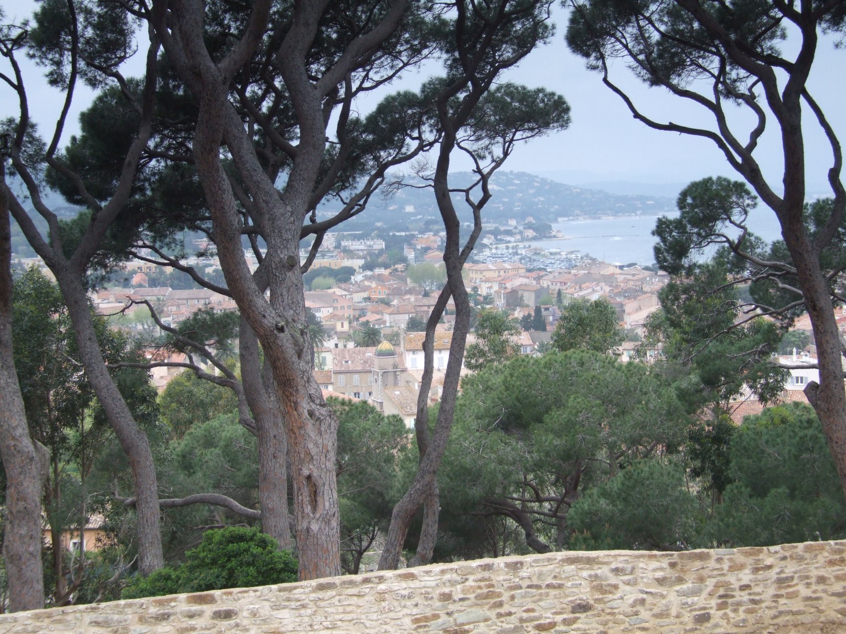 Saint-Tropez widziane cytadeli