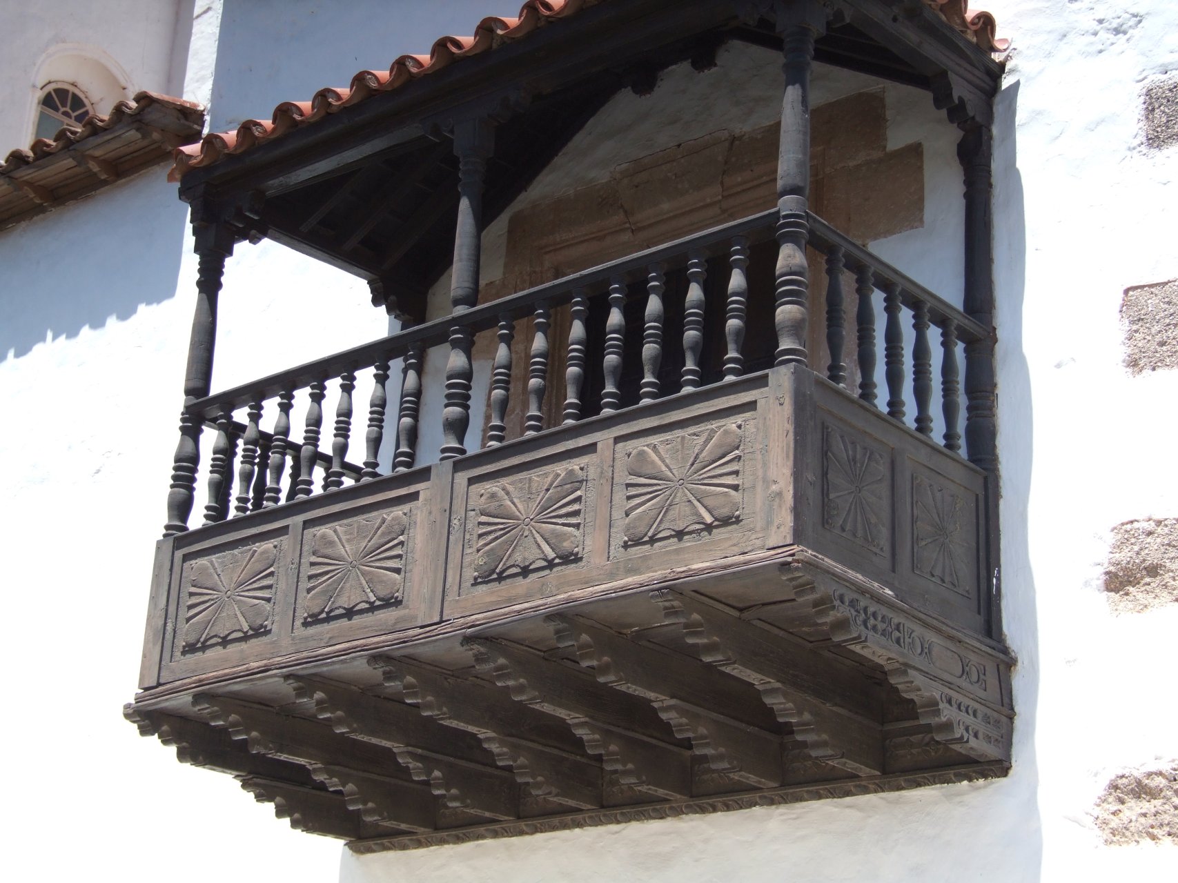 Typowe kanaryjskie balkony