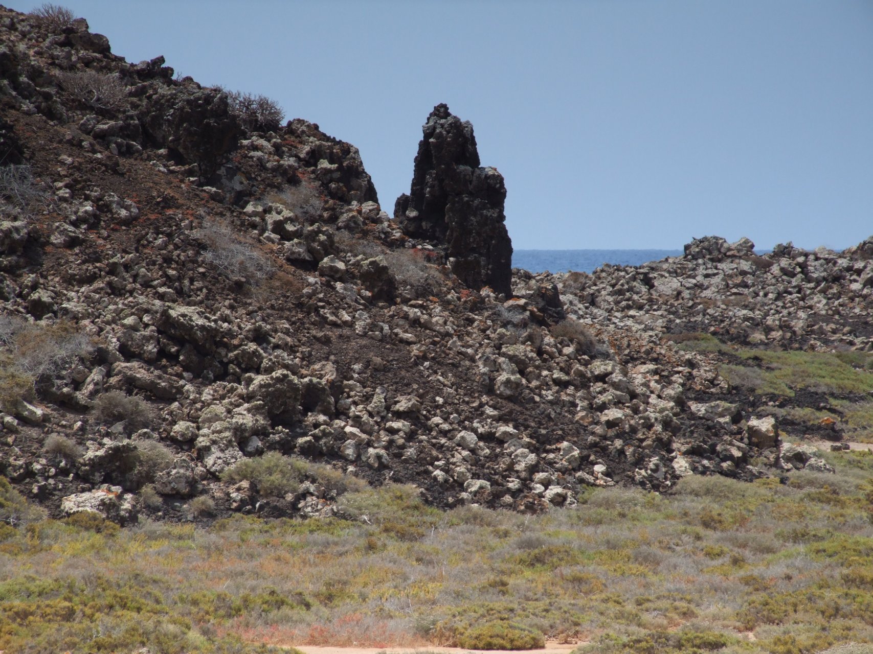 Ślady aktywności wulkanów na Lobos