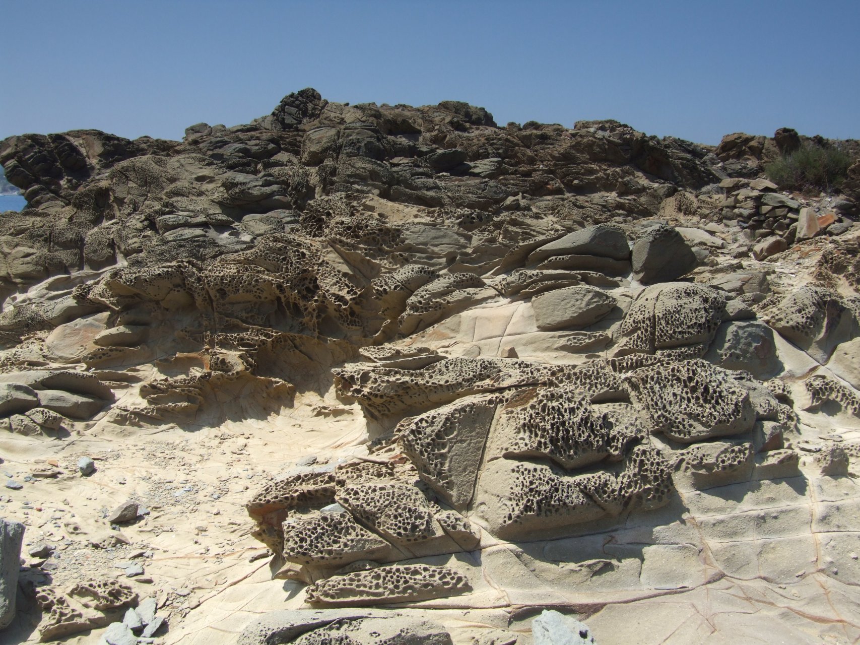 Na Cap de Favàritx jest także trochę piasku