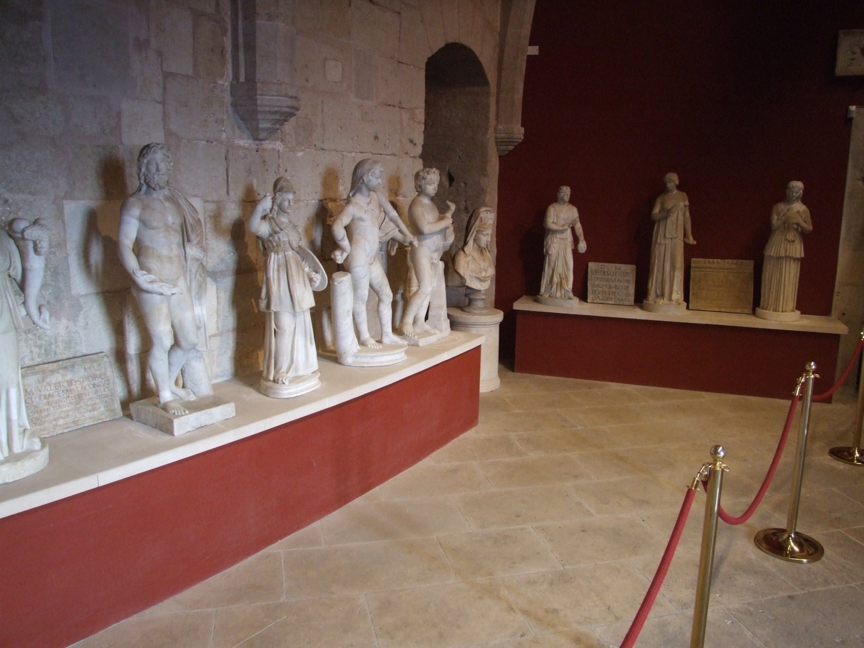 Kolekcja rzymskich rzeźb