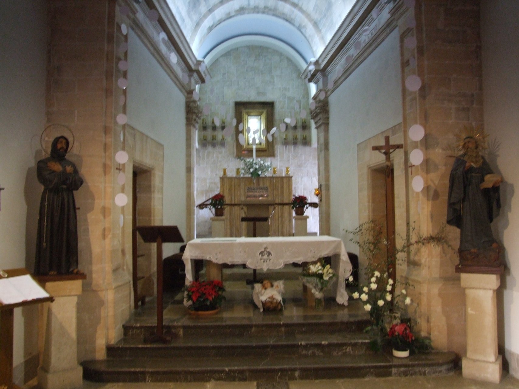 Wnętrze kościoła Santuari de Cura