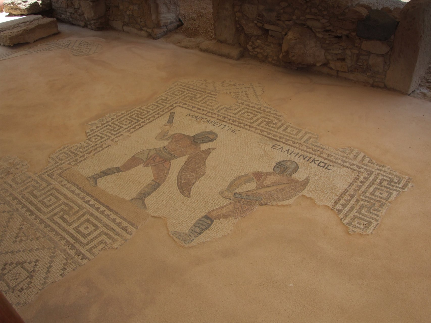 Mozaika w Domu Gladiatorów