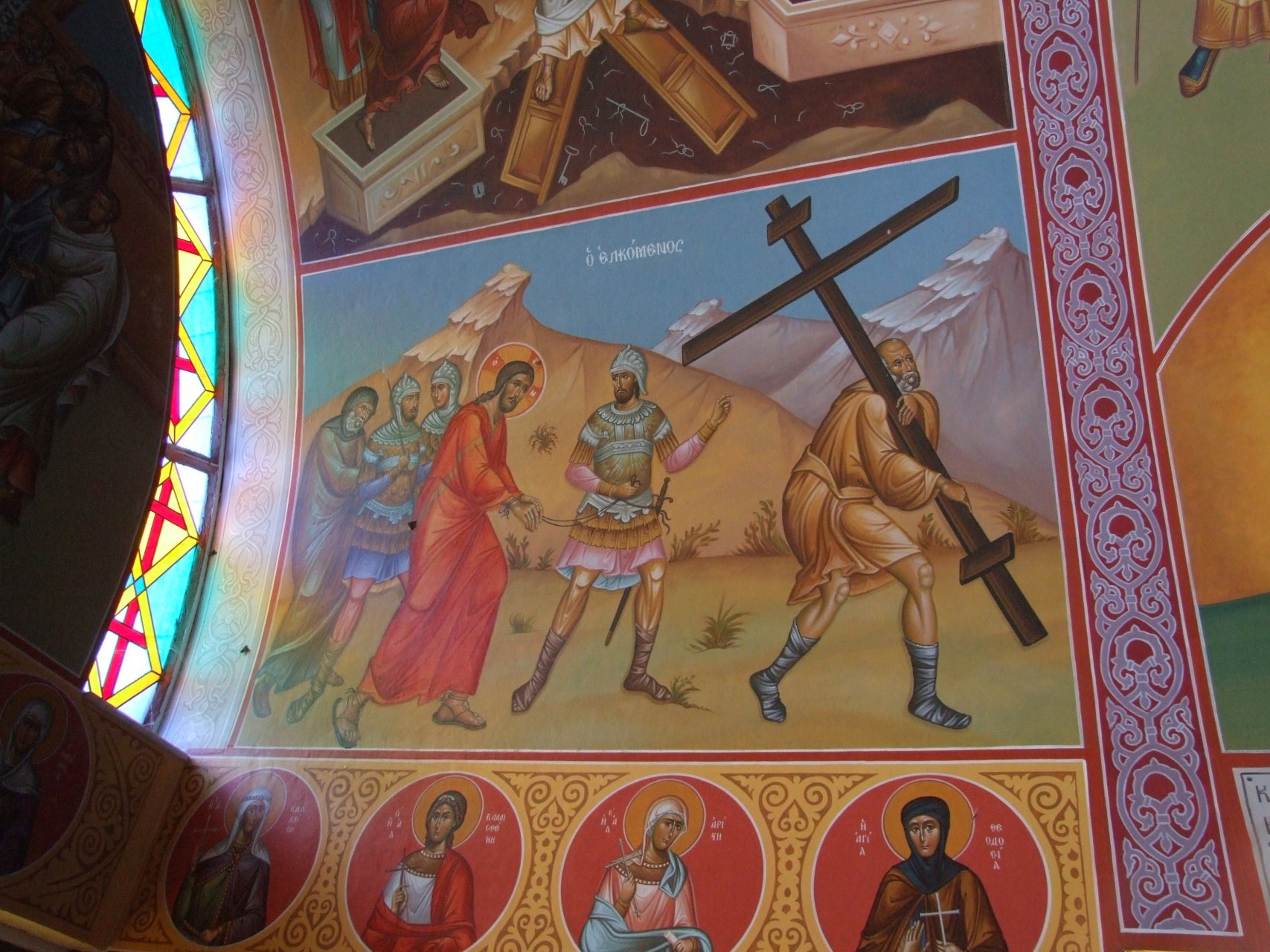 Freski w kościele w Pedoulás