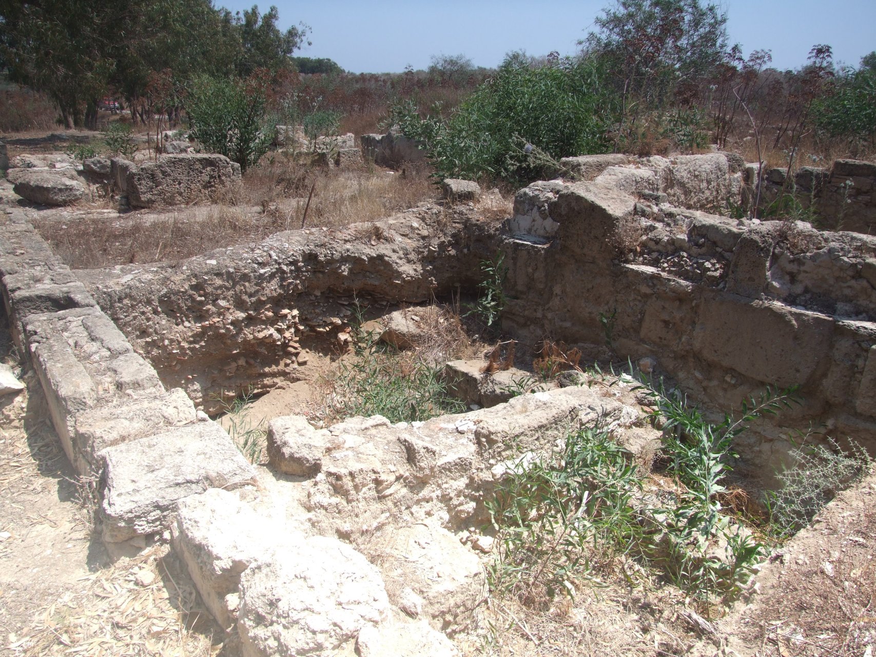 Ruiny willi z czasów rzymskich