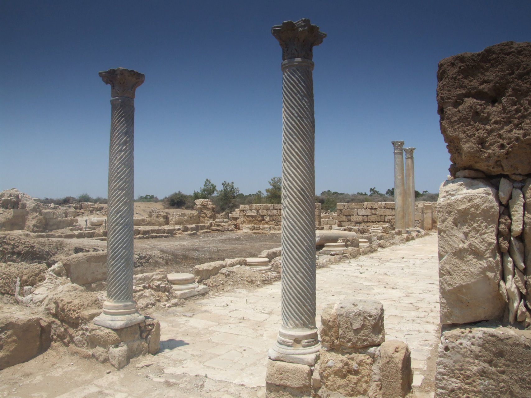 Ruiny hellenistycznych łaźni