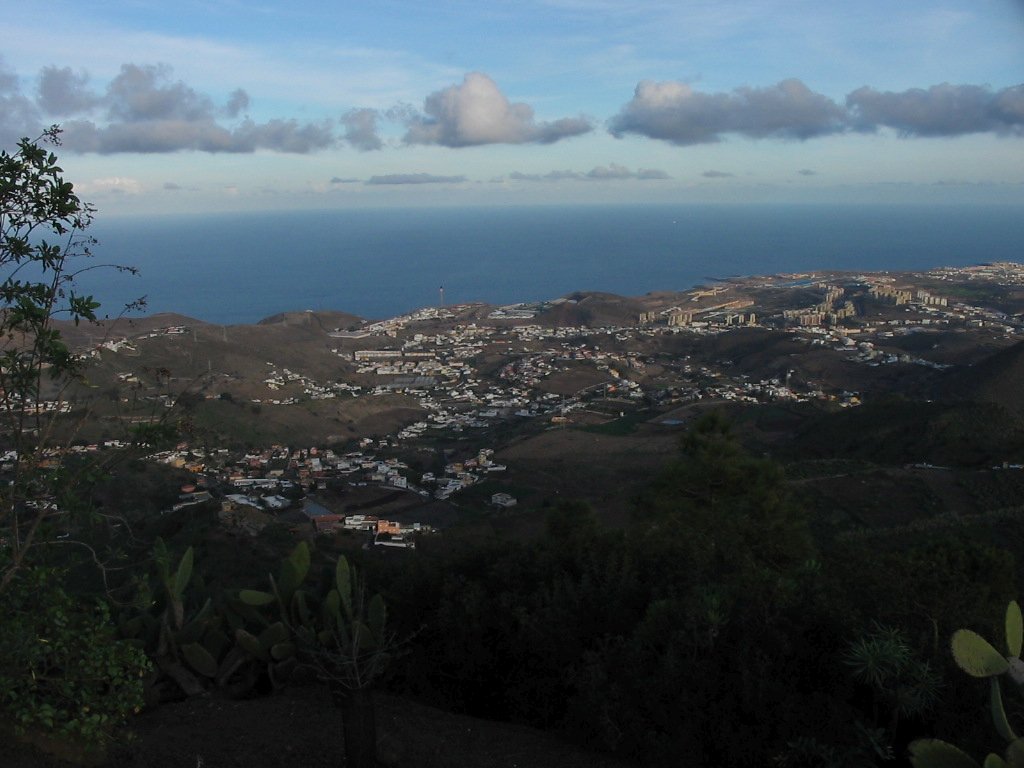 Pico de Bandama - widok w kierunku wschodnim