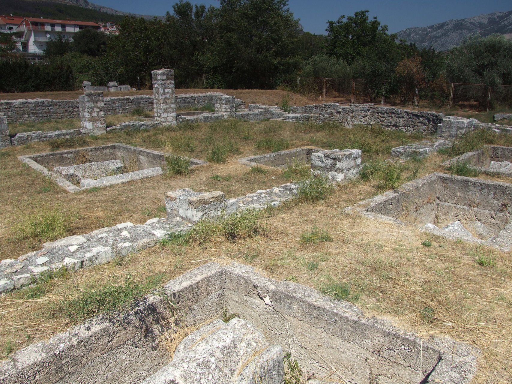 Ruiny bazyliki w Salona