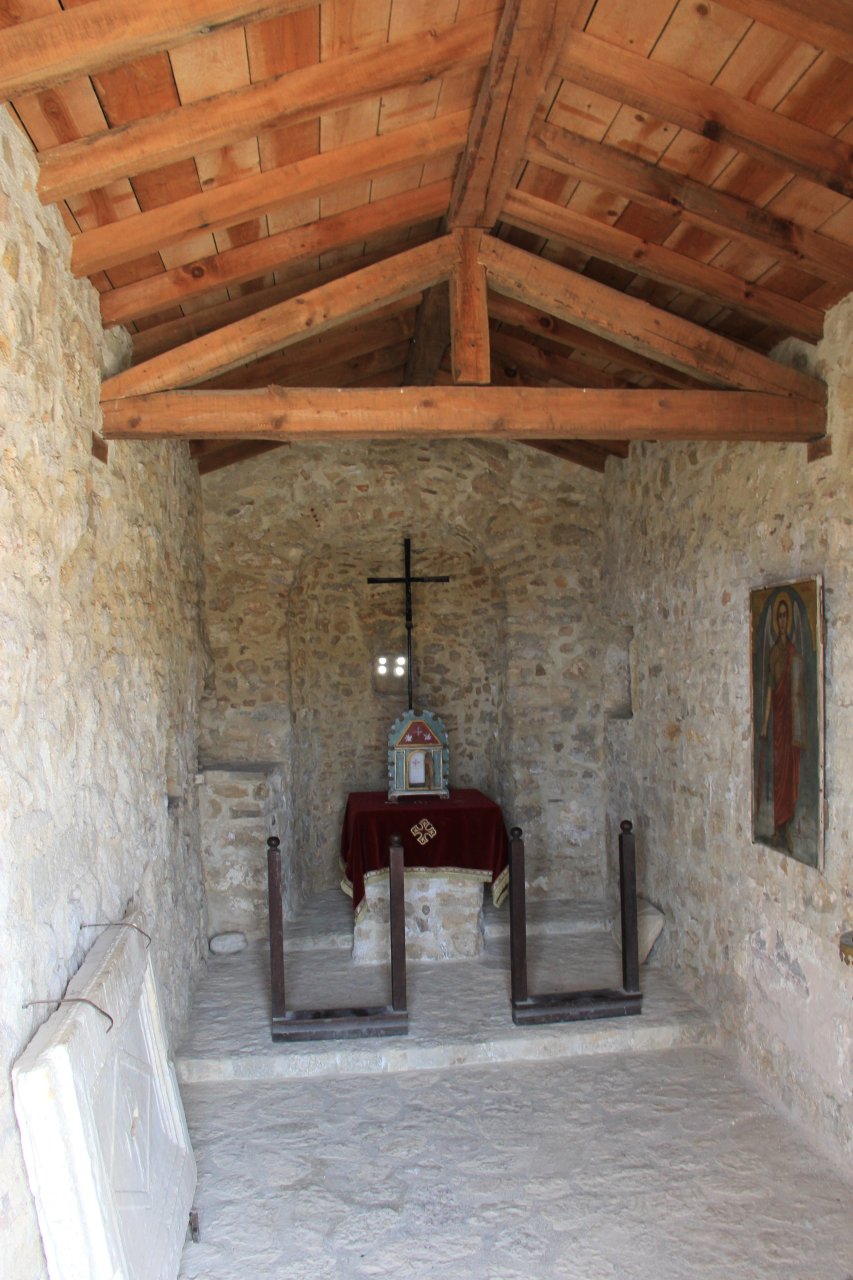 Angelókastro - zamkowa kaplica