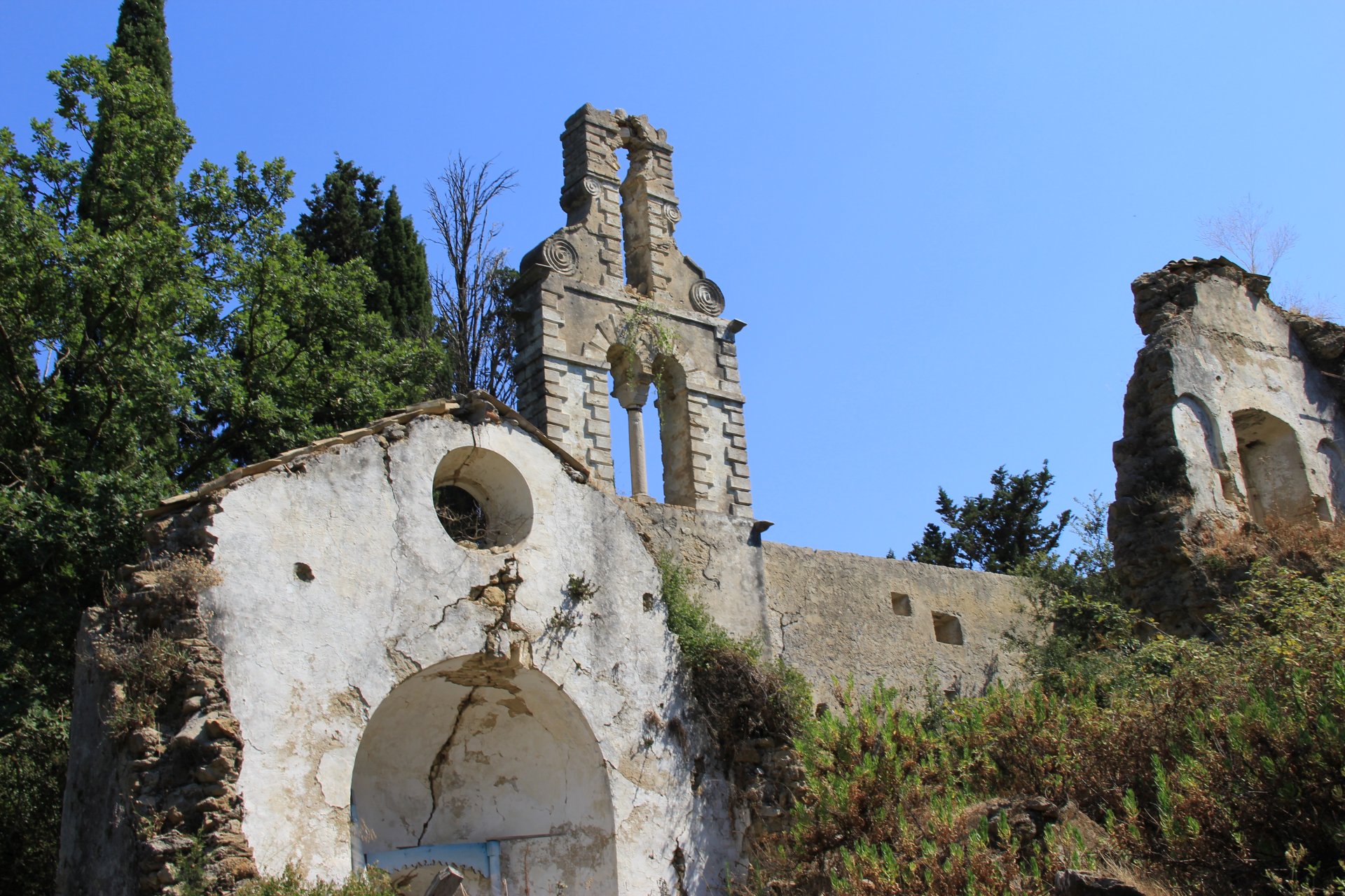 Ruiny klasztoru Arkoudíla