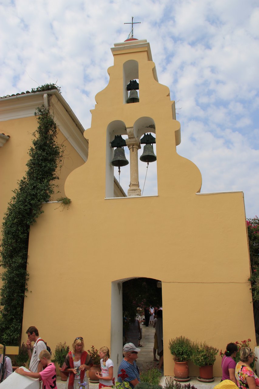 Dzwonnica w klasztorze Paleokastrítsa