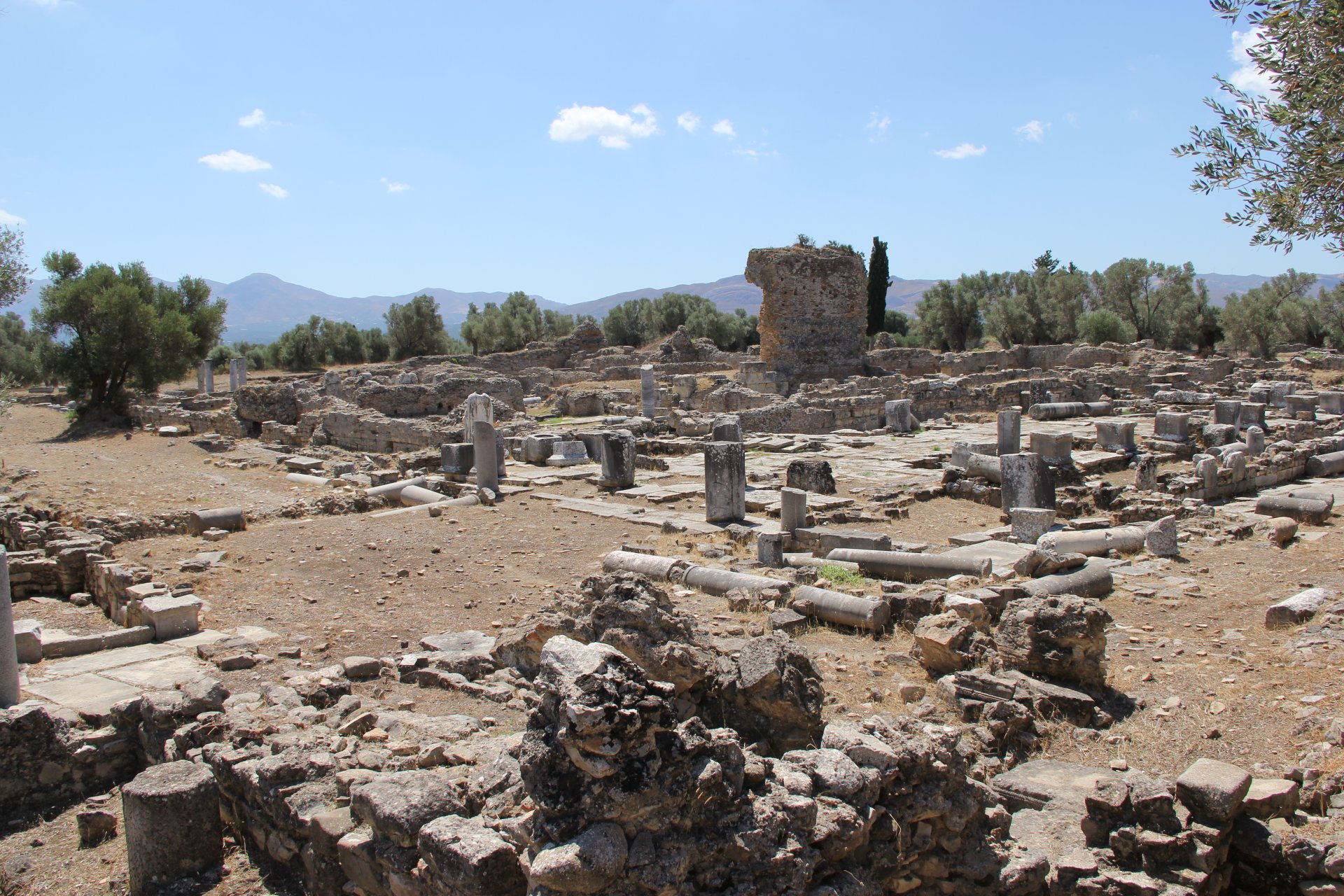 Ruiny pretorium i nimfeum