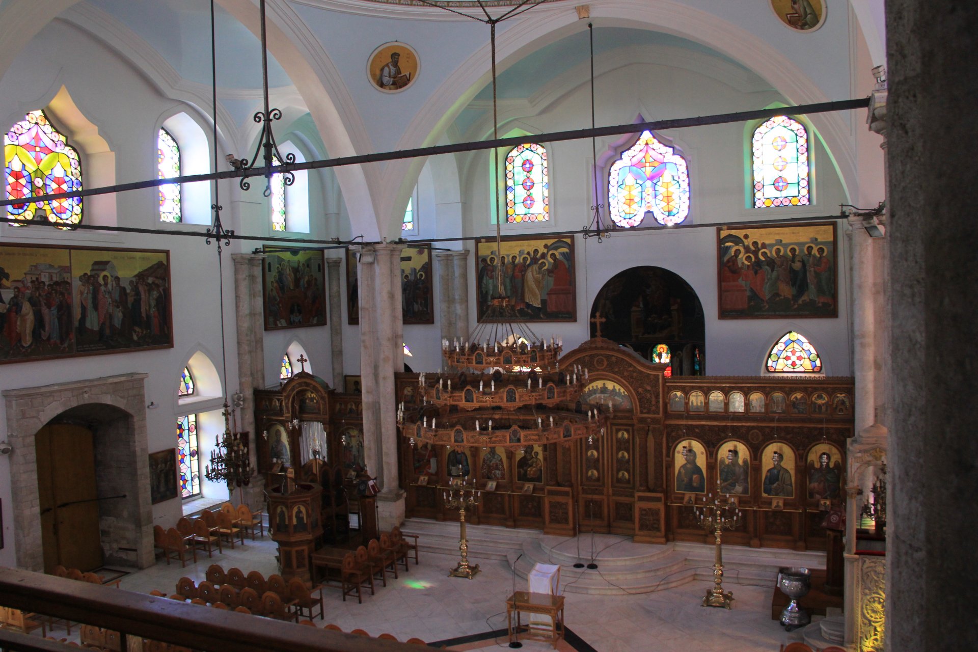 Wnętrze cerkwi Ágios Títos