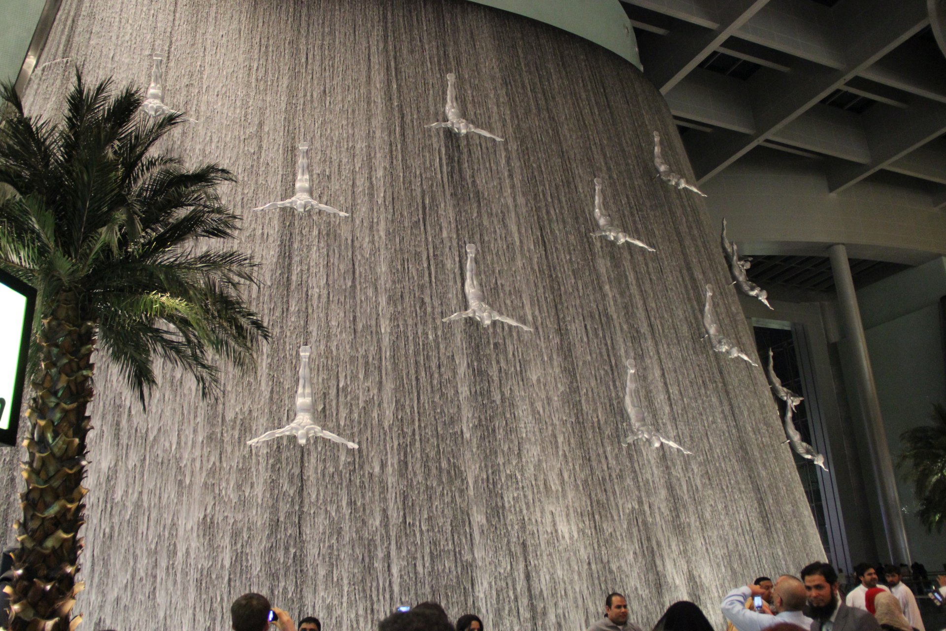 Wodospad w Dubai Mall
