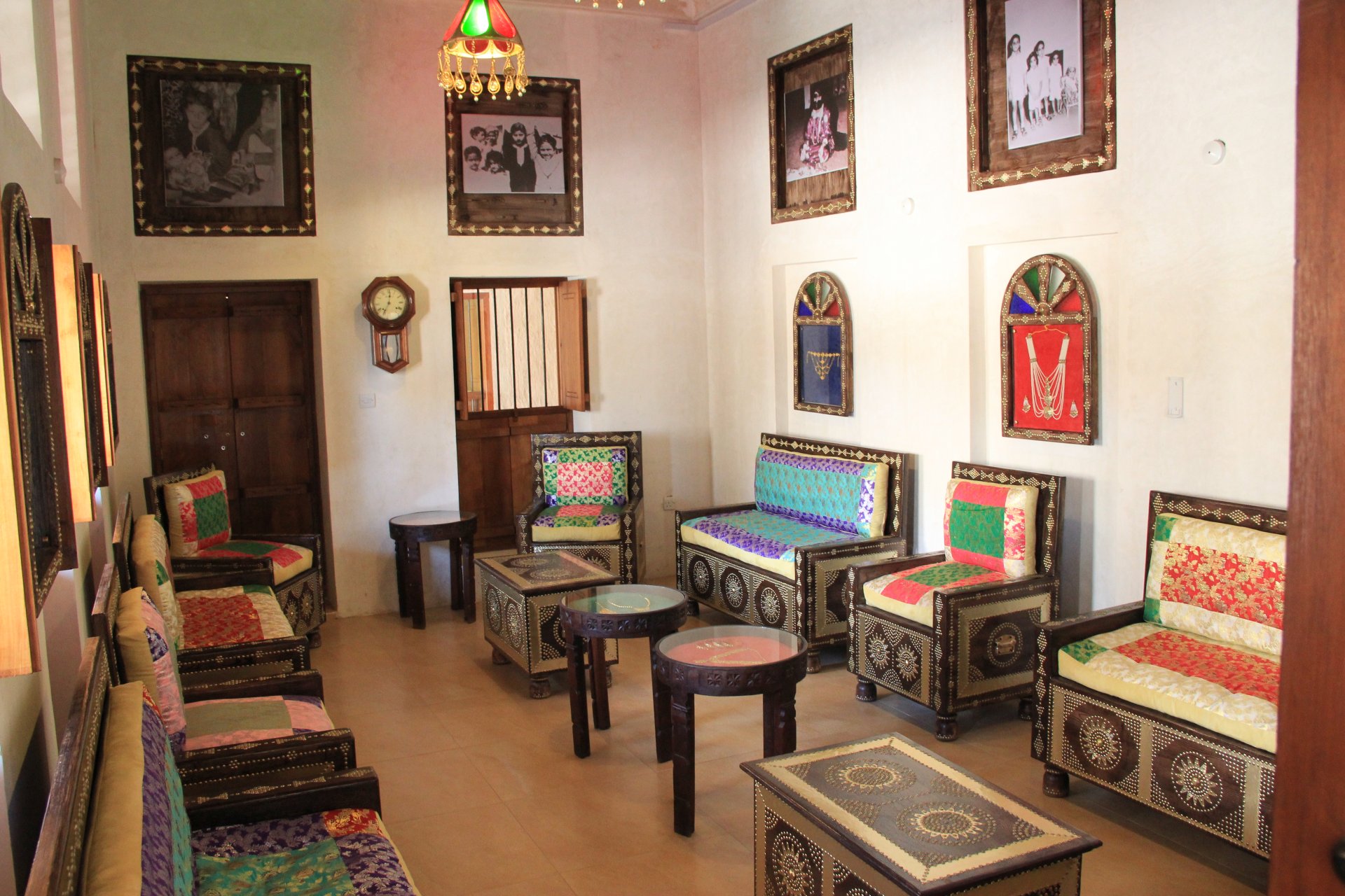 Pałac Szejka Khalifa Bin Saeed Al-Maktoum - pokój dzienny