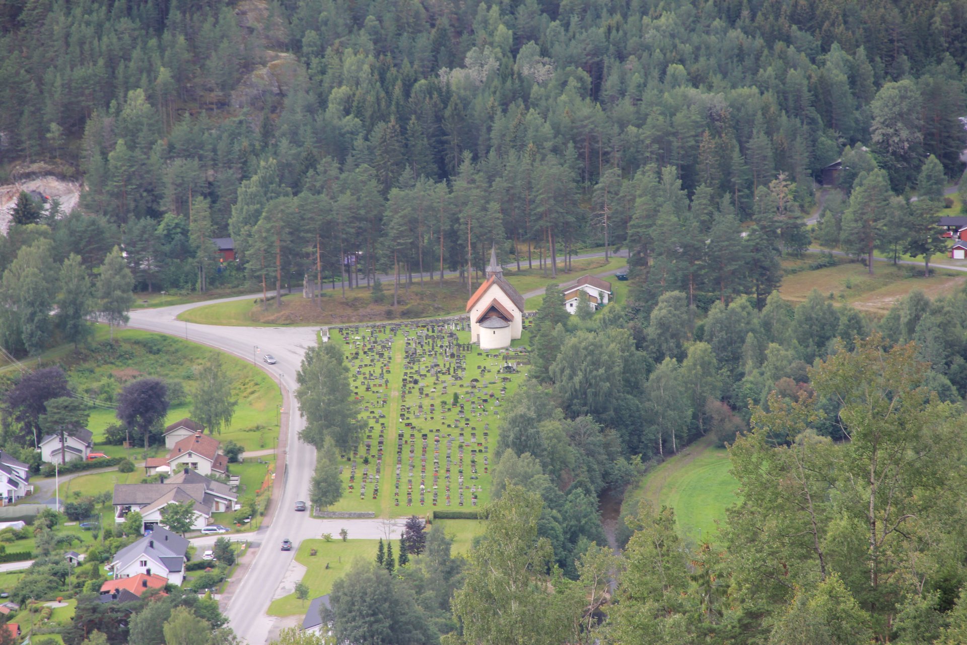 Cmentarz w miejscowości Seljord