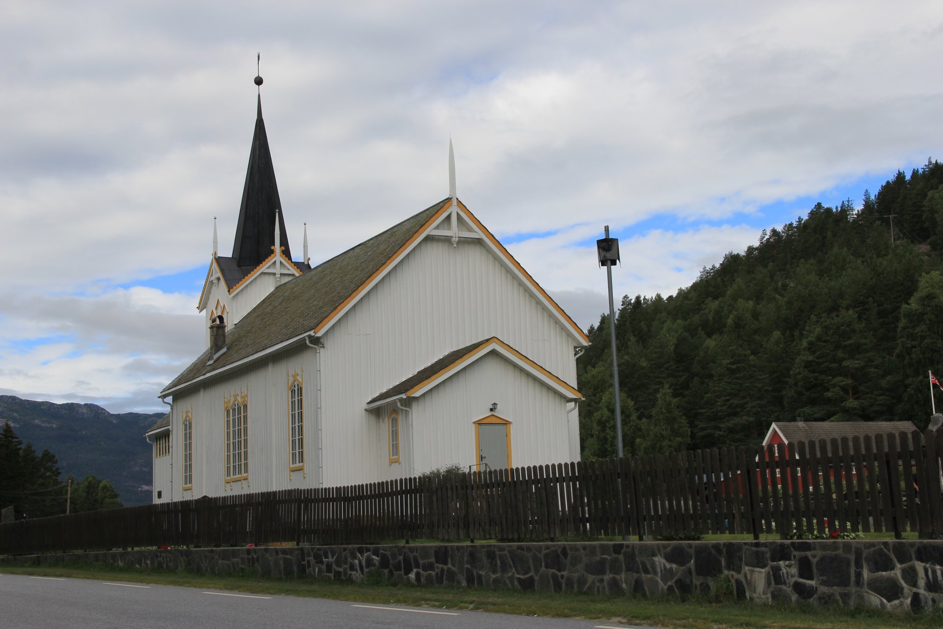 Kościół w miejscowości Vrådal