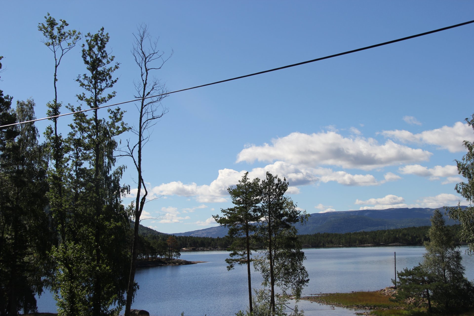 Jezioro Nisser w pobliżu Nordbygda