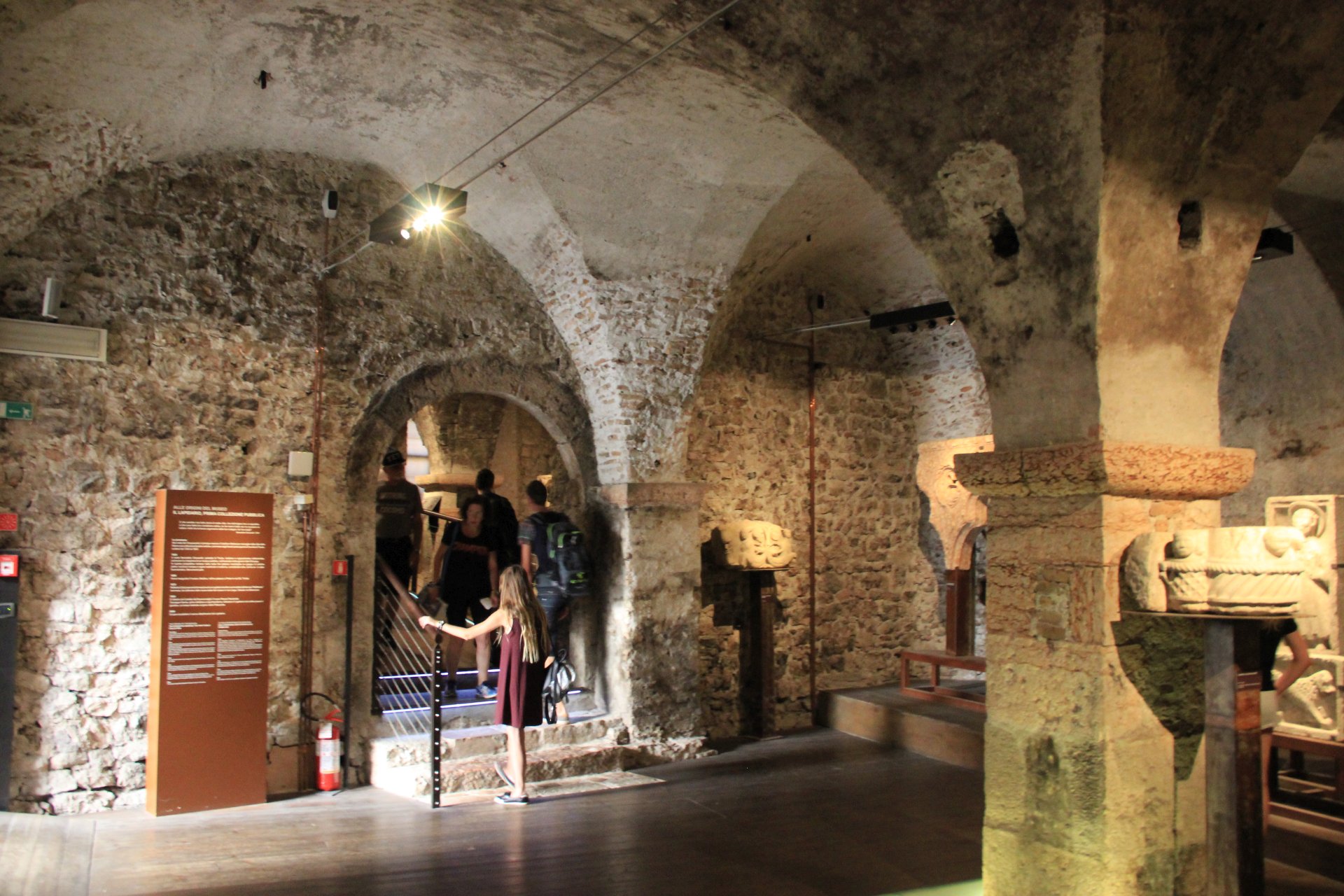 Średniowieczna część zamku zwana Castelvecchio