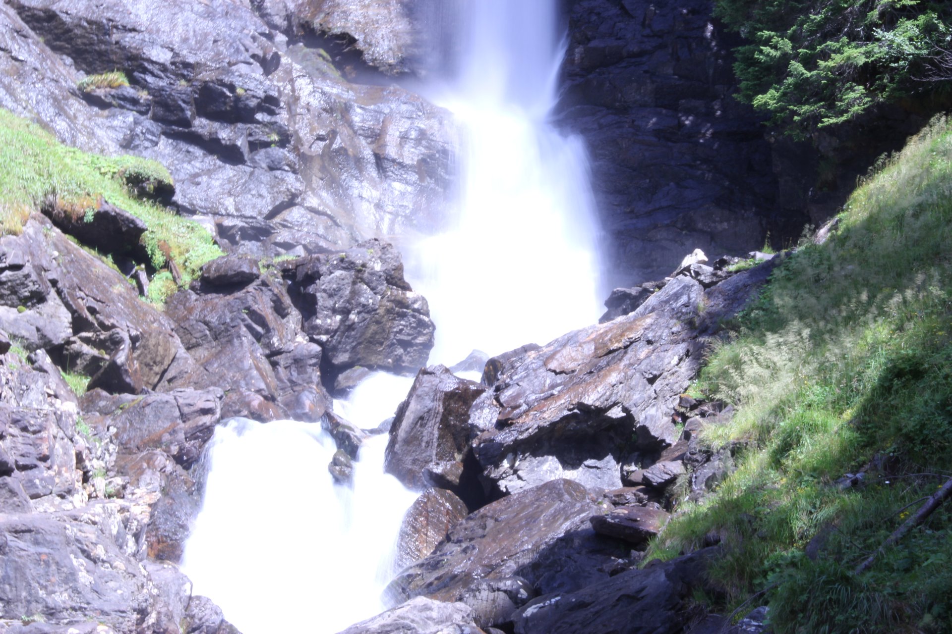 Wodospad Cascata bassa di Saent