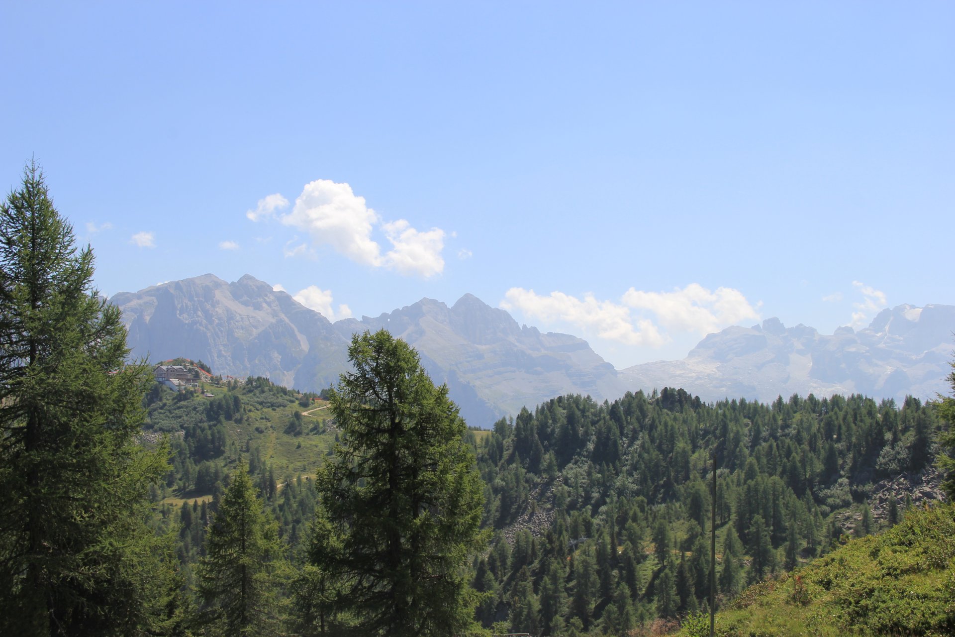 Widok z przełęczy Passo della Pesa