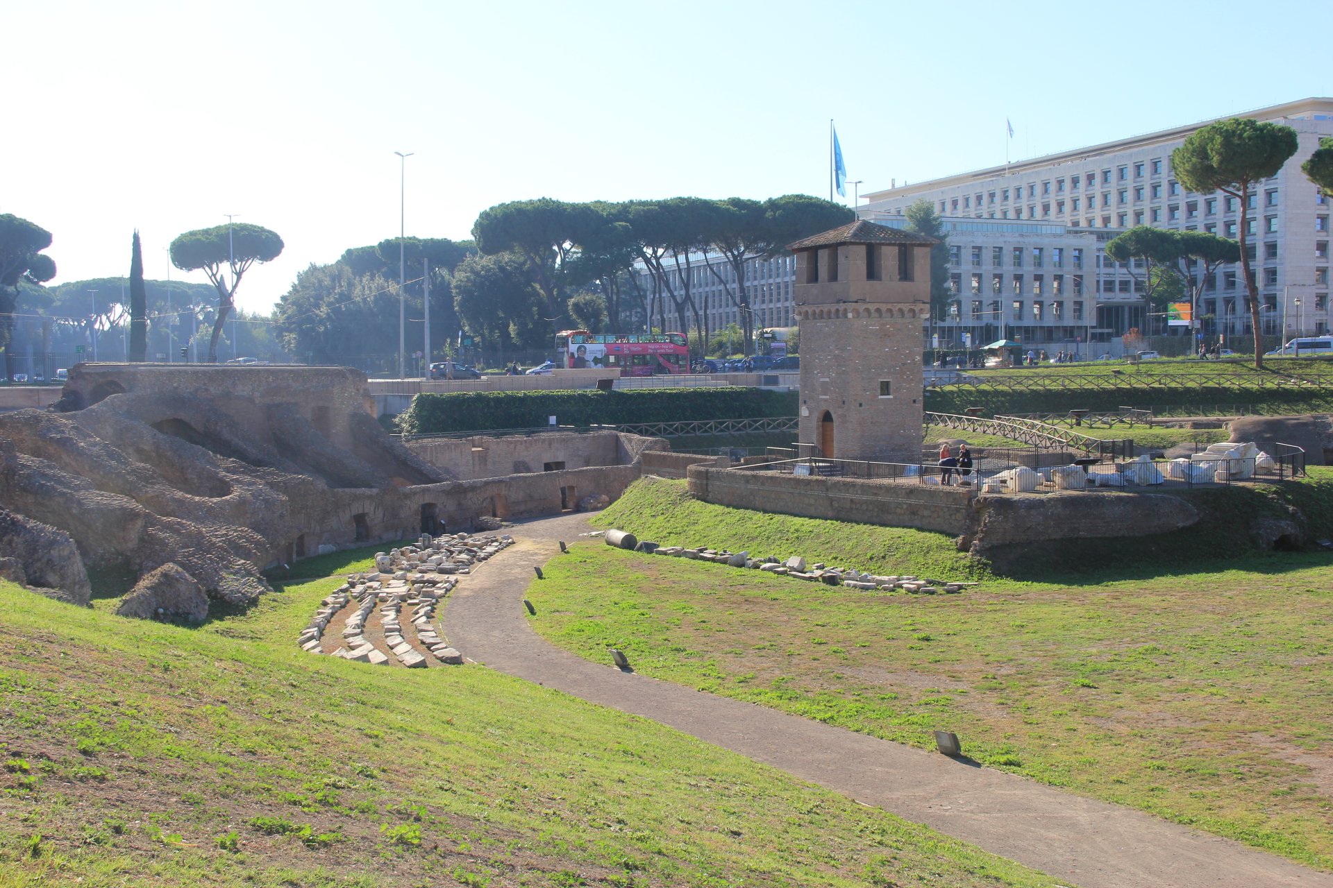Ruiny antycznego Circus Maximus