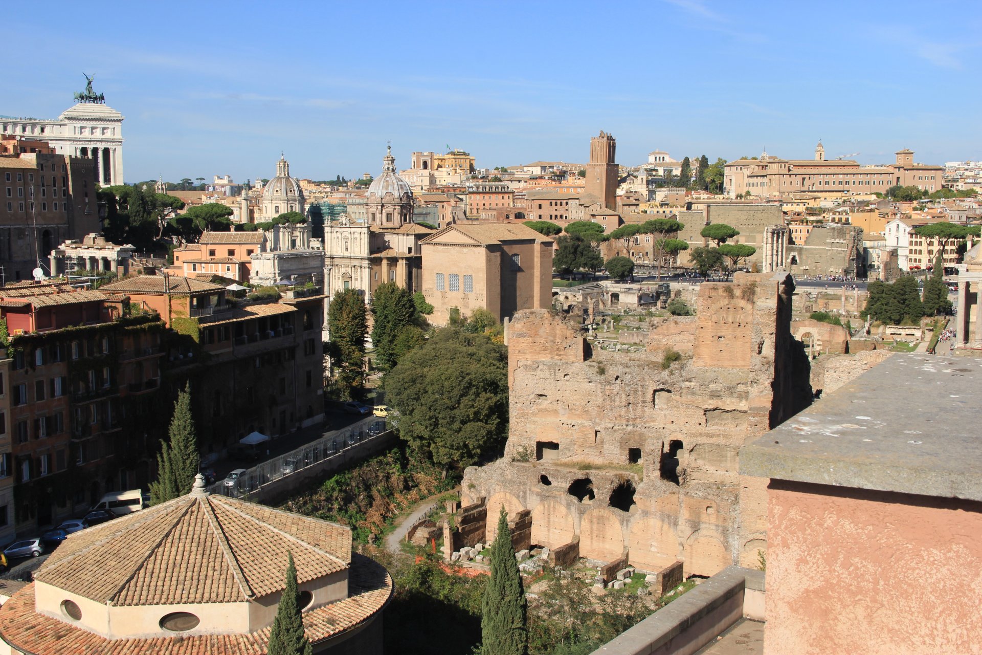 Widok z Palatynu na Rzym