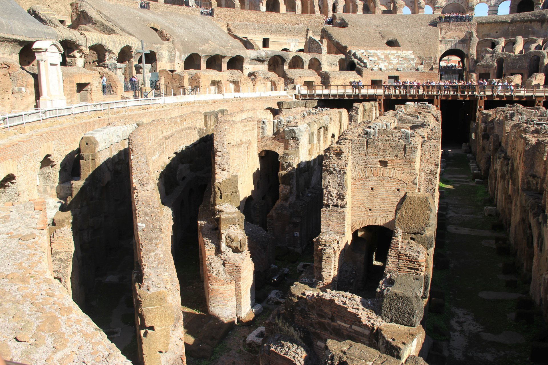 Podziemne przejścia w Koloseum