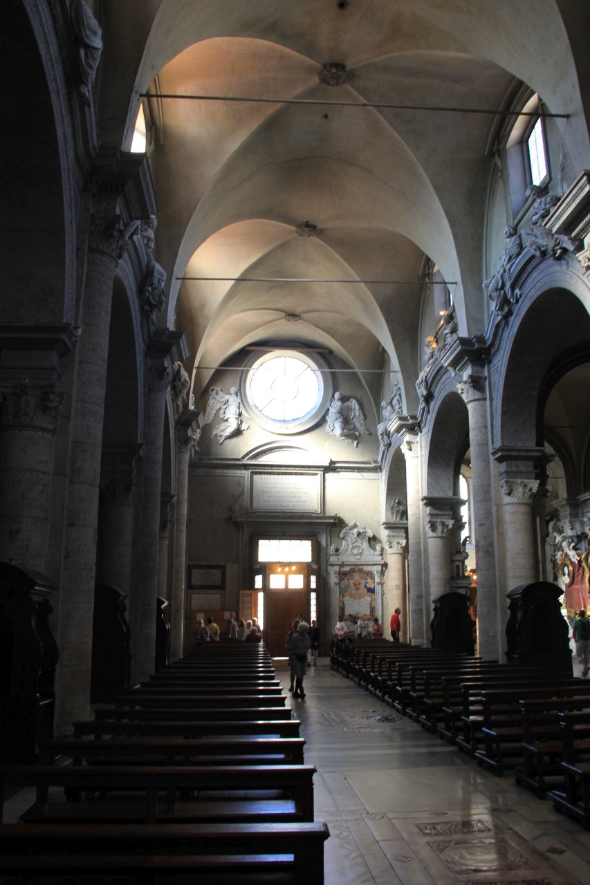 Wnętrze Bazyliki Santa Maria del Popolo