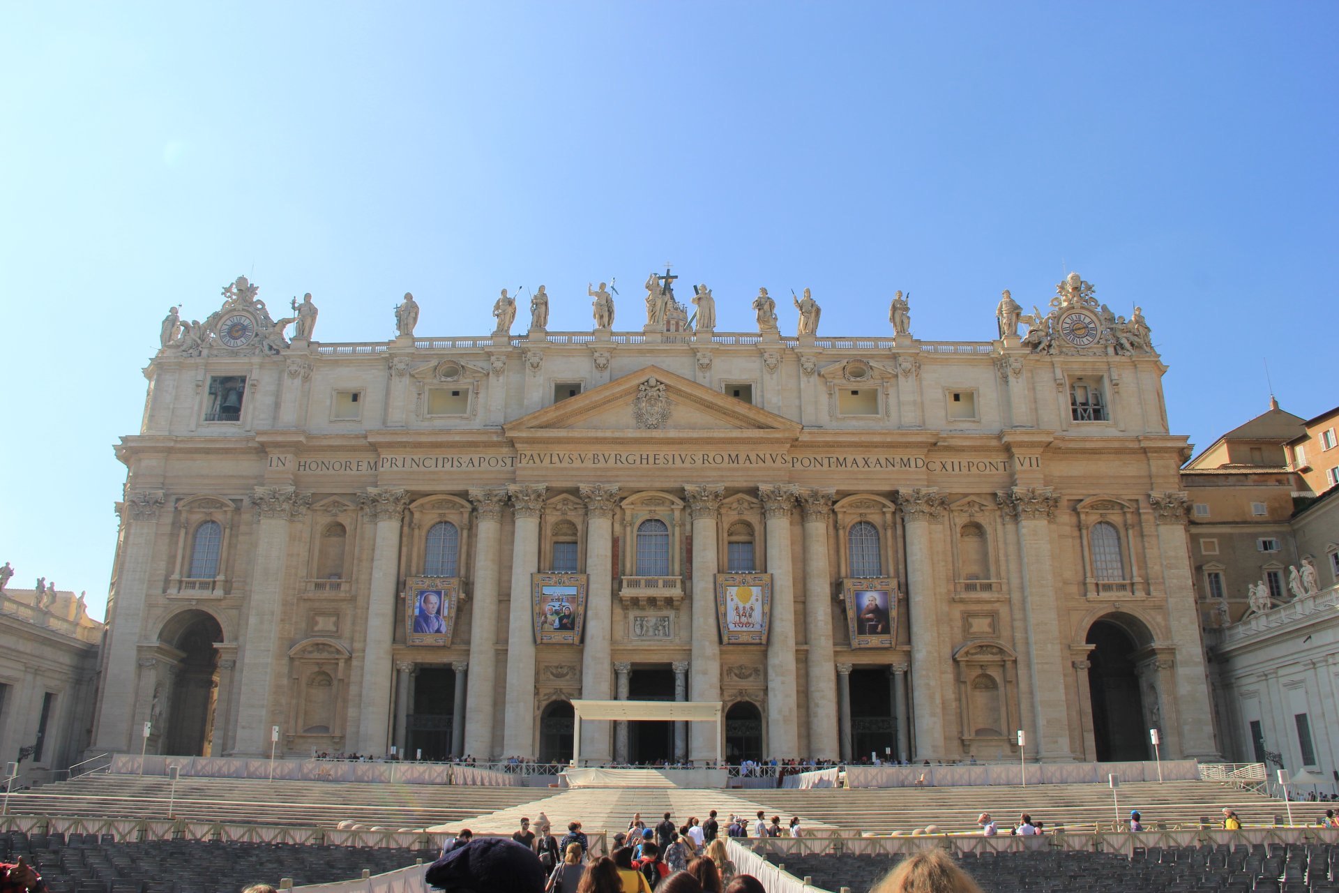 Fasada główna Bazyliki św. Piotra
