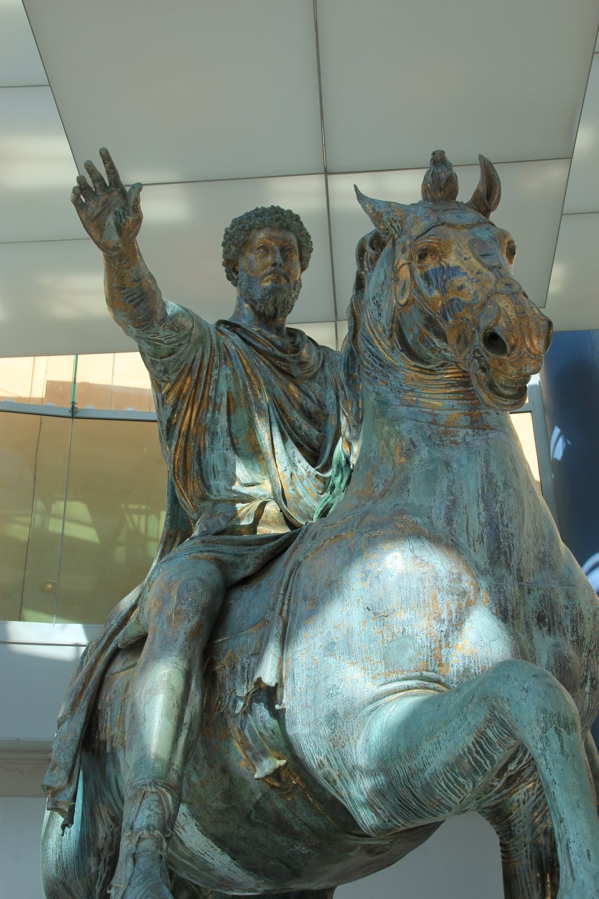 Cesarz Marek Aureliusz na koniu