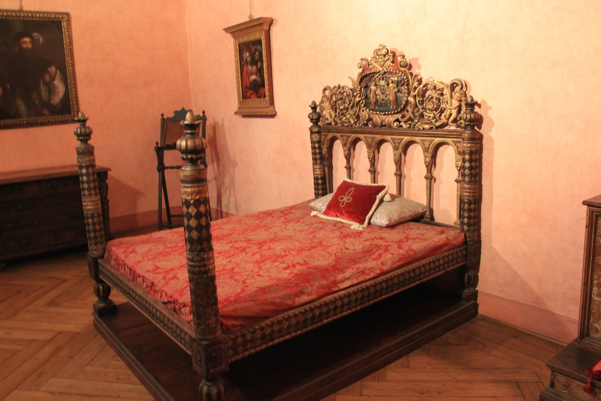 Sypialnia papieska na Zamku św. Anioła