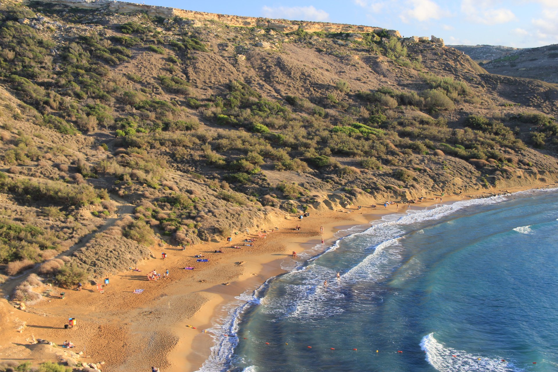 Plaża w Zatoce Ghajn Tuffieħa Bay