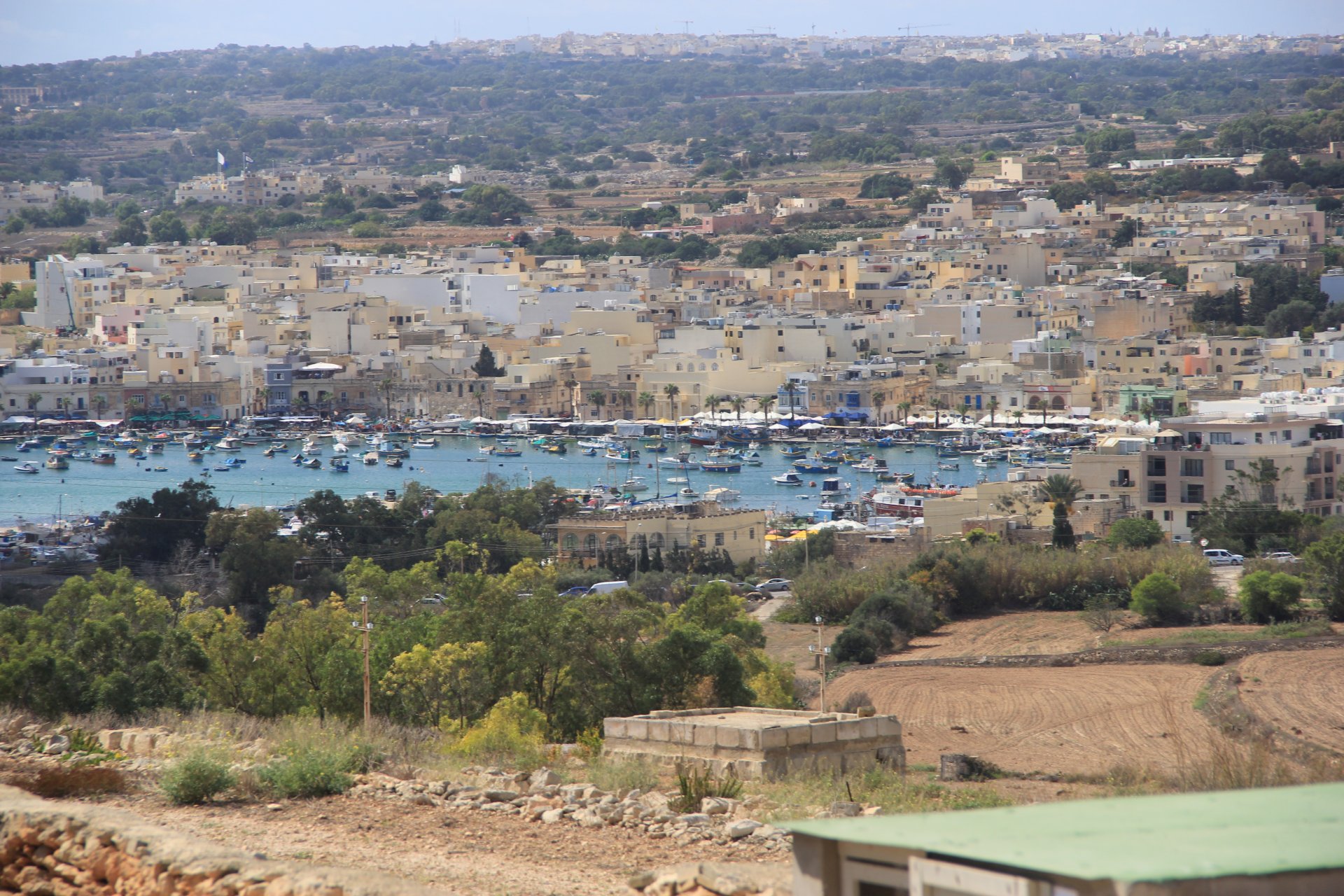 Zatoka i miasto Marsaxlokk