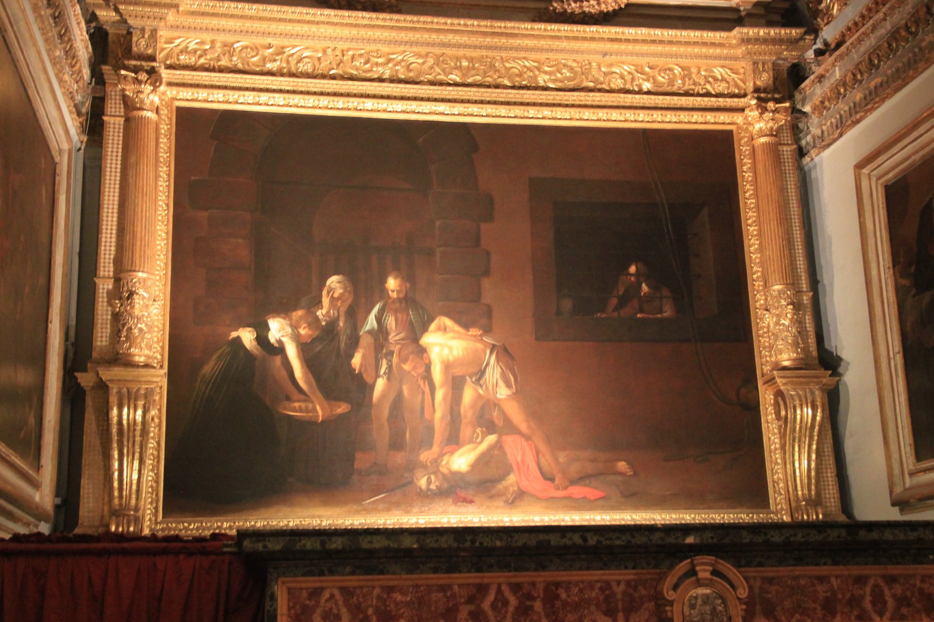 Ścięcie św. Jana - obraz znajdujący się w Oratorium św. Jana