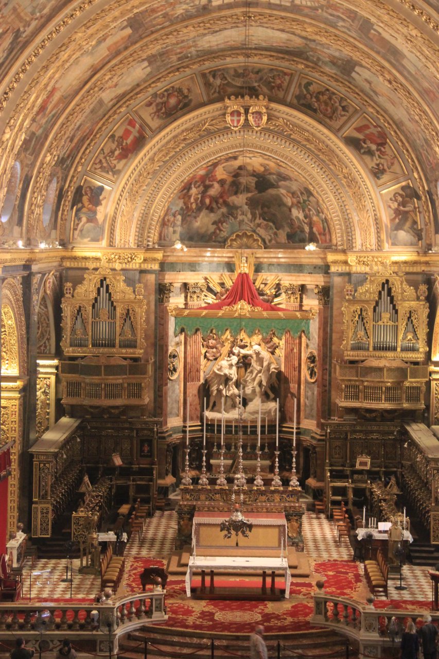 Prezbiterium w konkatedrze św. Jana w Valletcie
