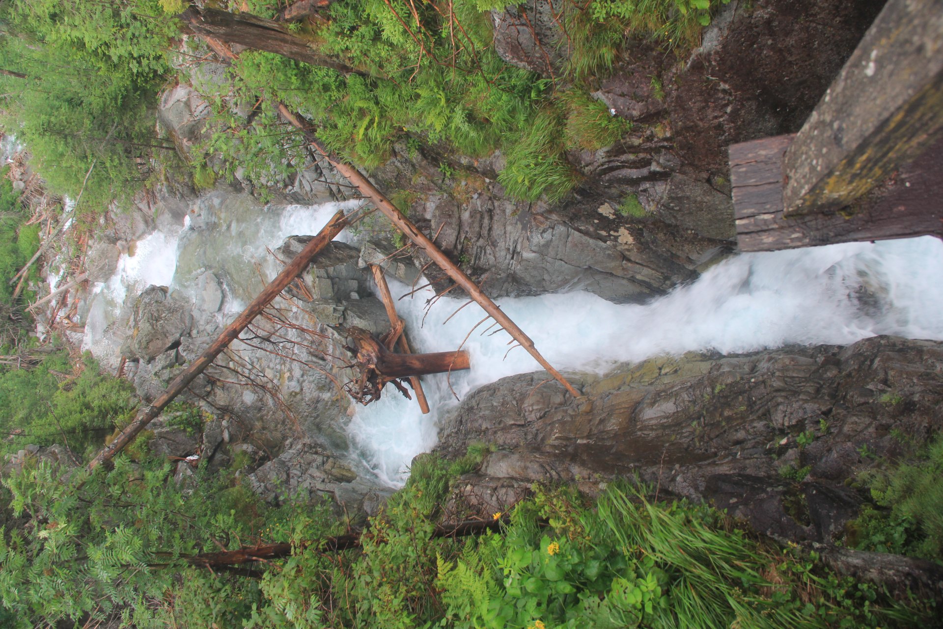 Olbrzymi Wodospad na Potoku Małej Zimnej Wody
