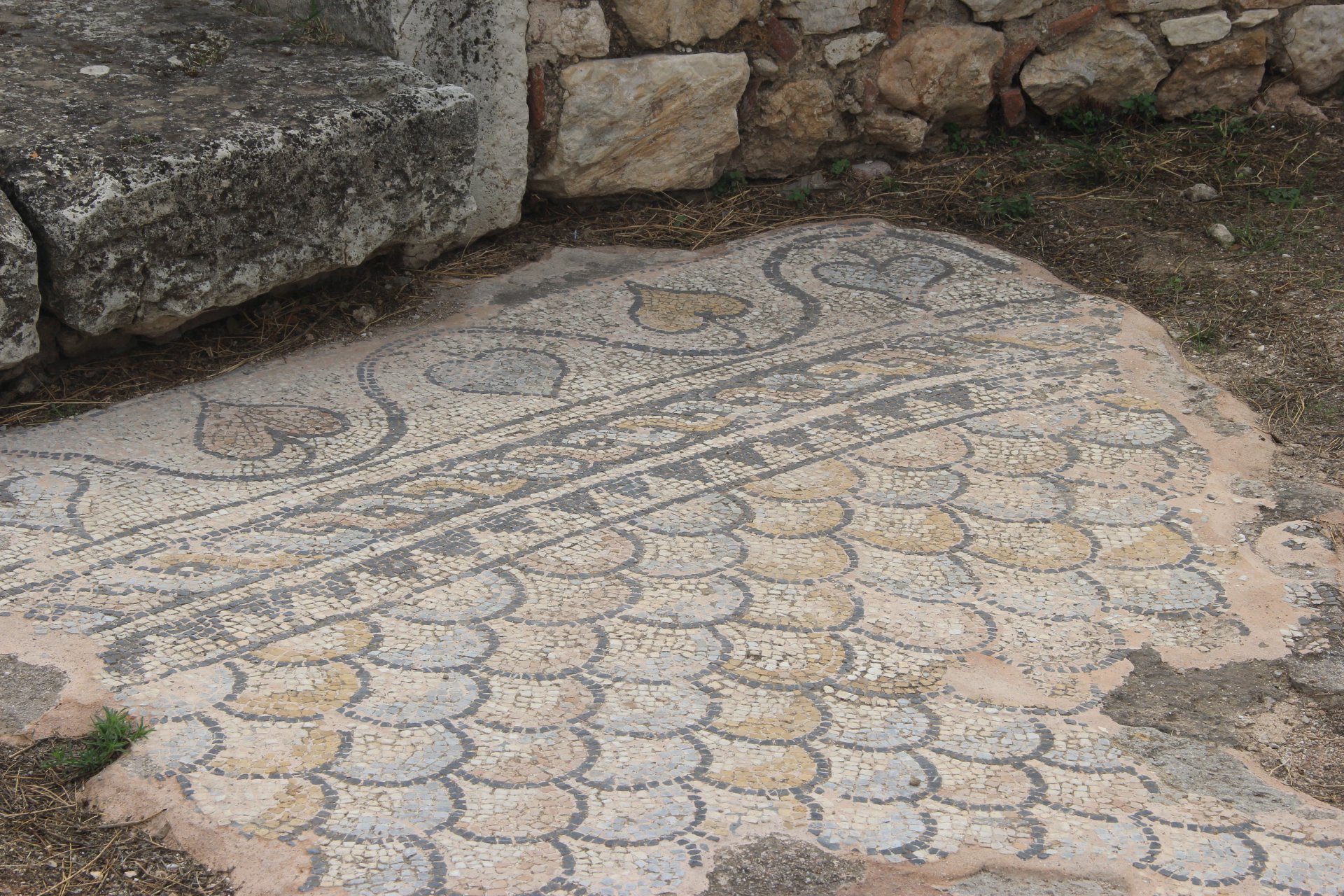 Mozaiki w Bibliotece Hadriana