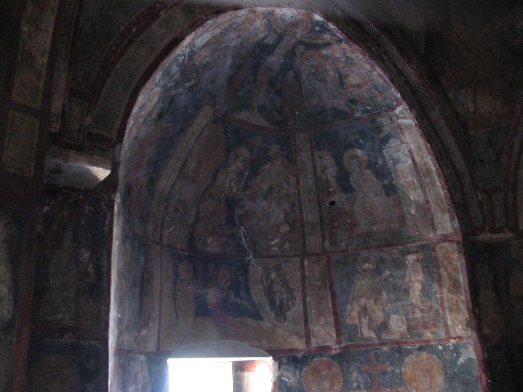 Kościół św. Mikołaja od orzechów laskowych (XIV - XV w.) - freski
