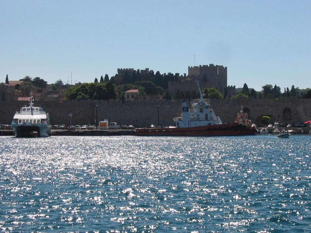Stare Miasto - widok z portu handlowergo