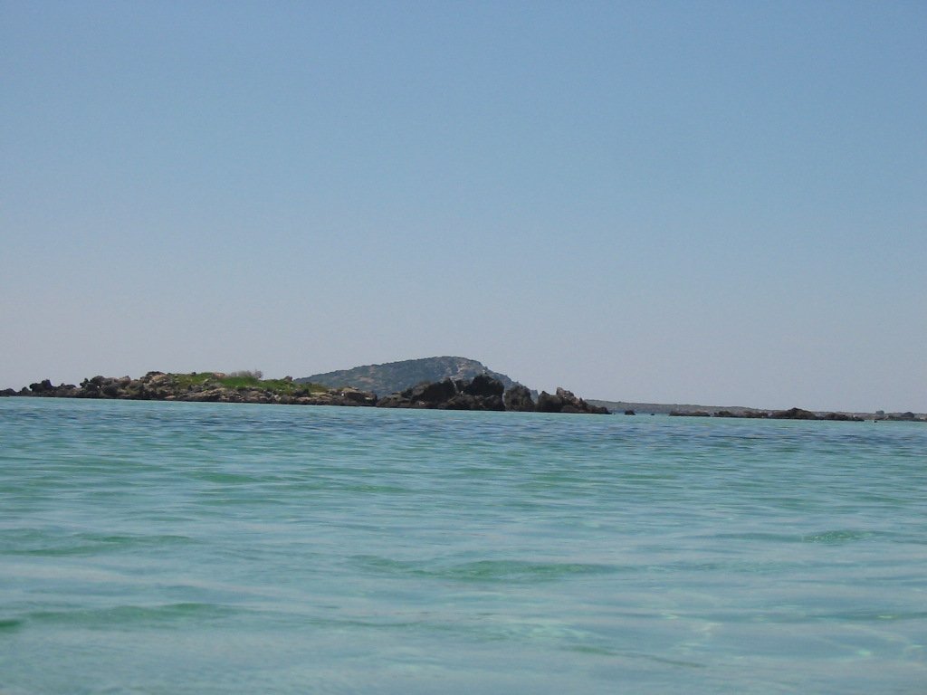 Laguna otaczająca wysepkę Elafonísi