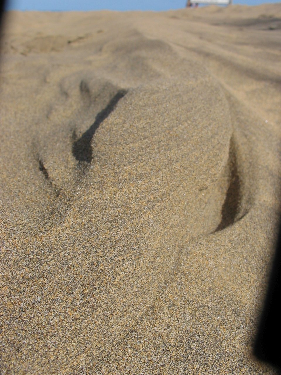 Wiatr tworzy z piasku niesamowite kształty...