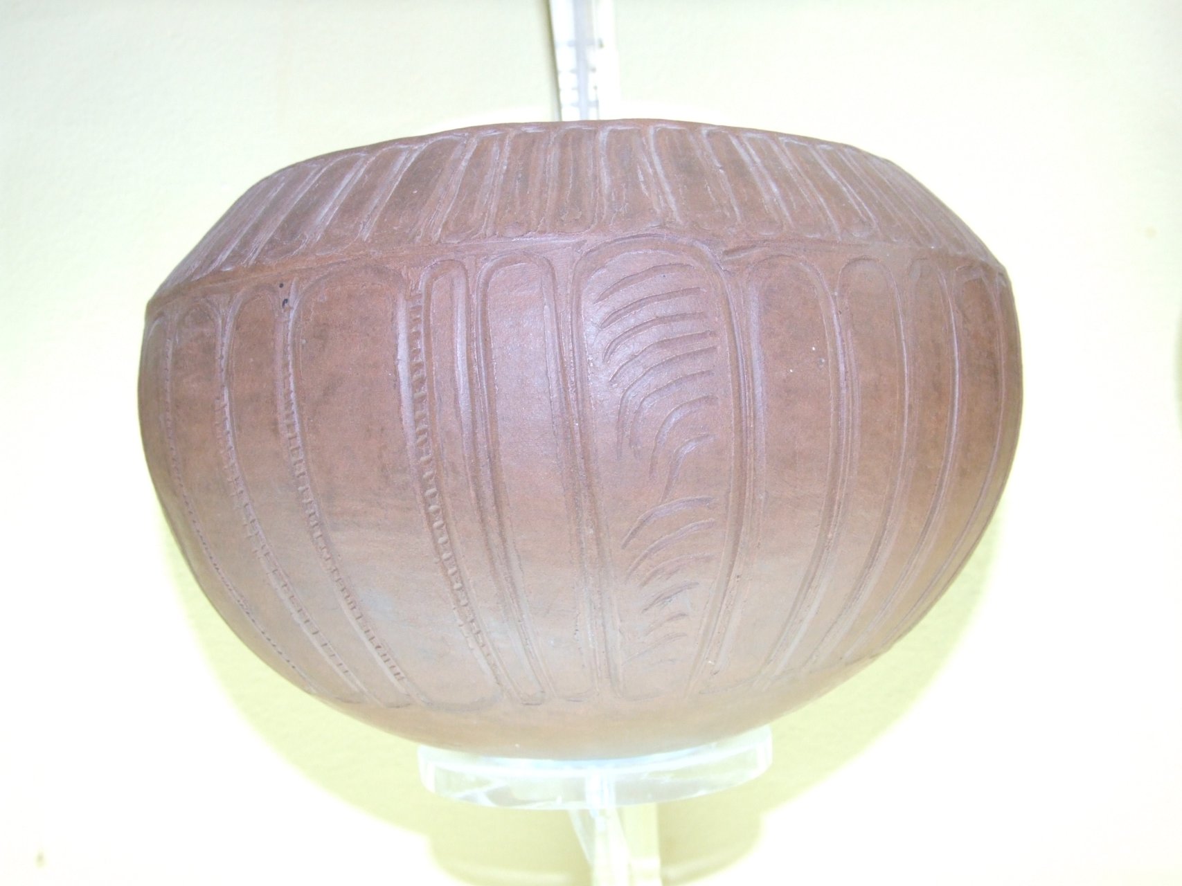 Staro kanaryjskie naczynia gliniane, reprodukcje z muzeum w Cueva de Belmaco