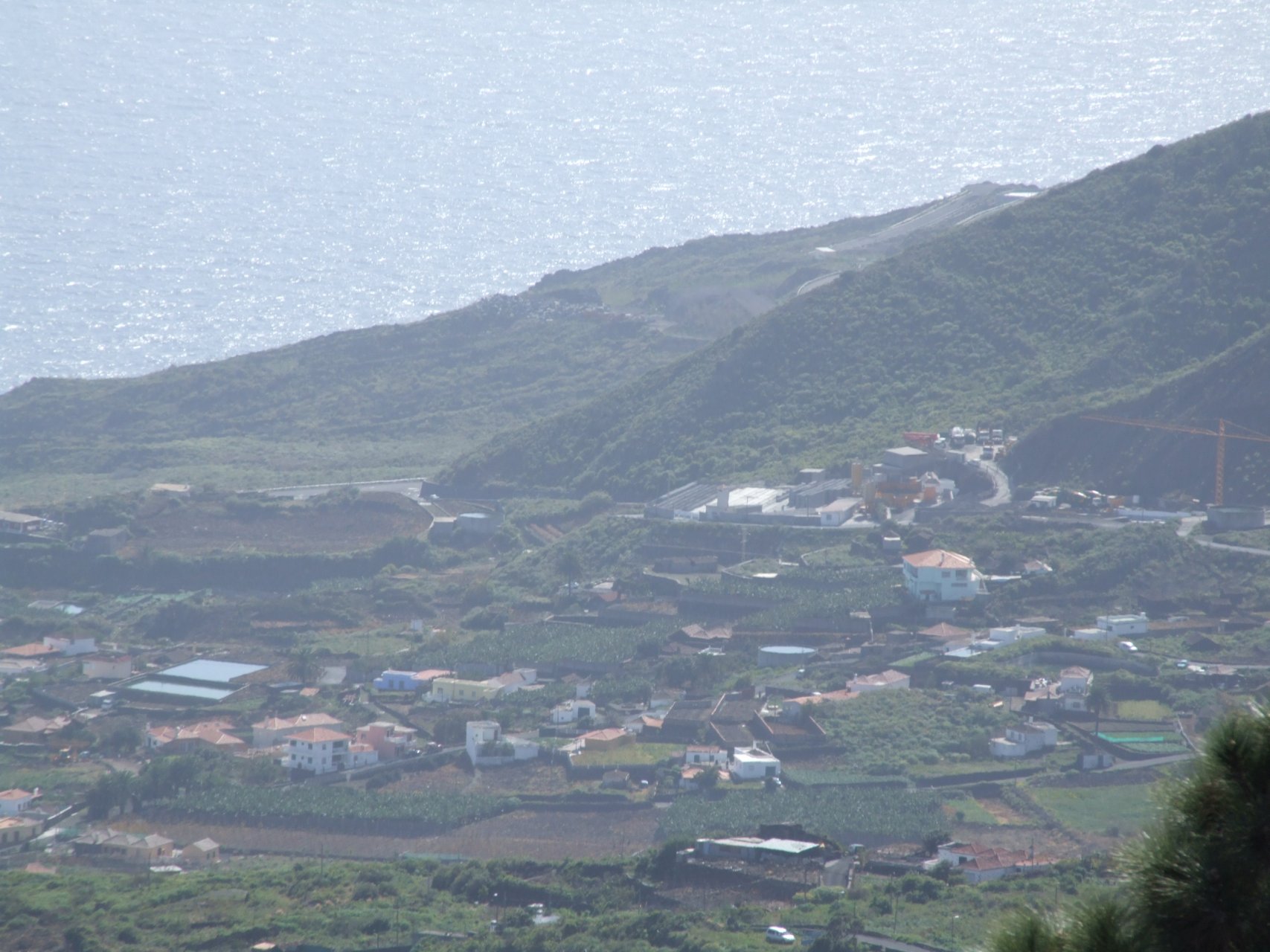 Widok z Montaña de la Breña w kierunku południowym