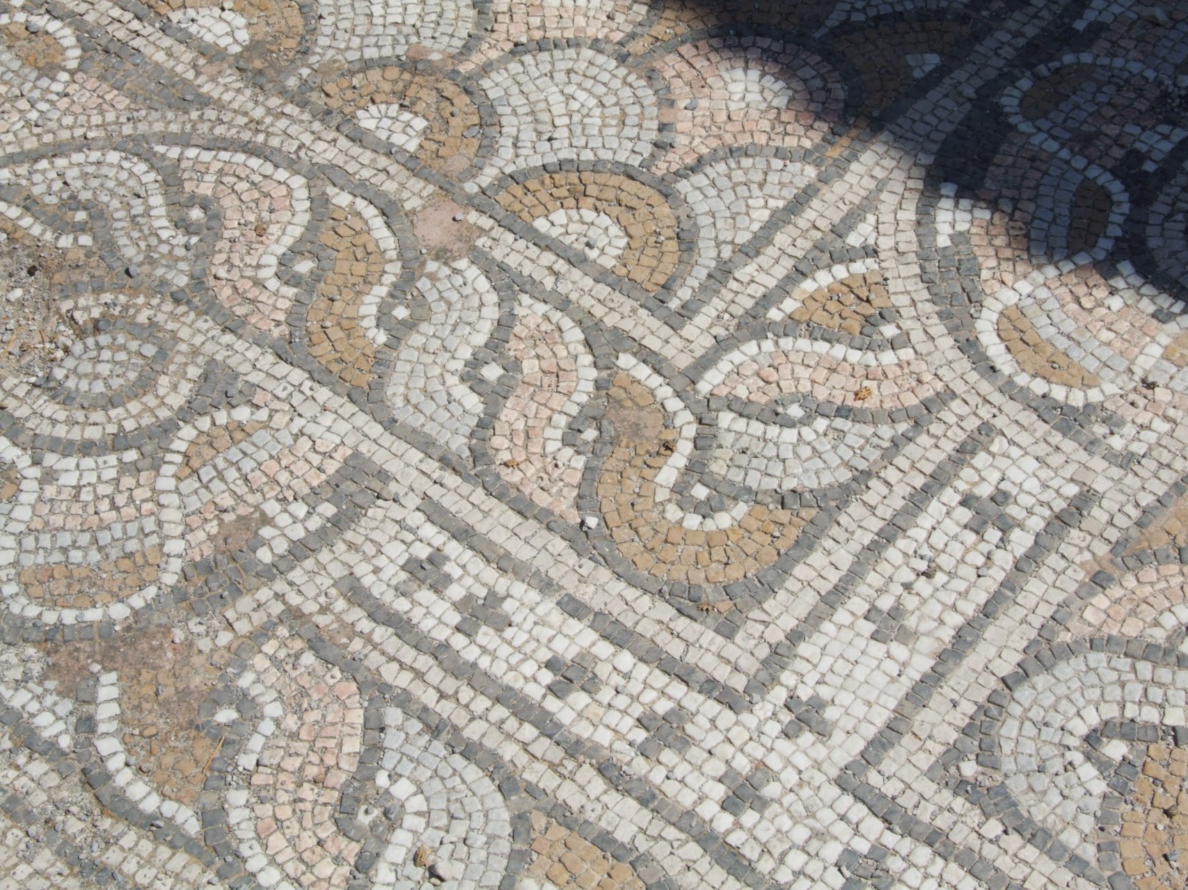 Południowo-wschodnie wykopaliska w Kos - mozaiki podłogowe znaleźć można w każdym zakątku wykopalisk
